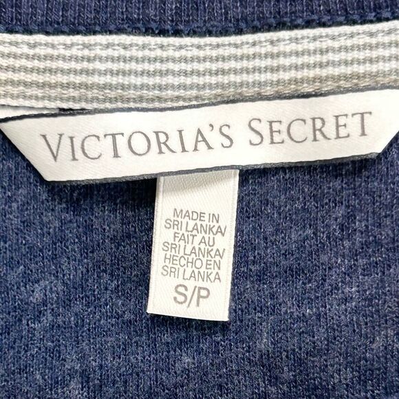 Victoria’s Secret Ángels Y2K Soft Fuzzy Blue Crewneck Sweatshirt size Sm… - Picture 4 of 6